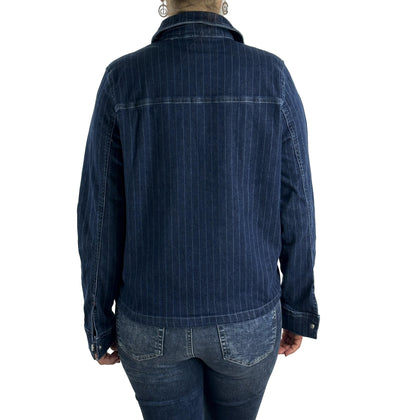 Jeansjacke mit Streifen. Mode von Cecil