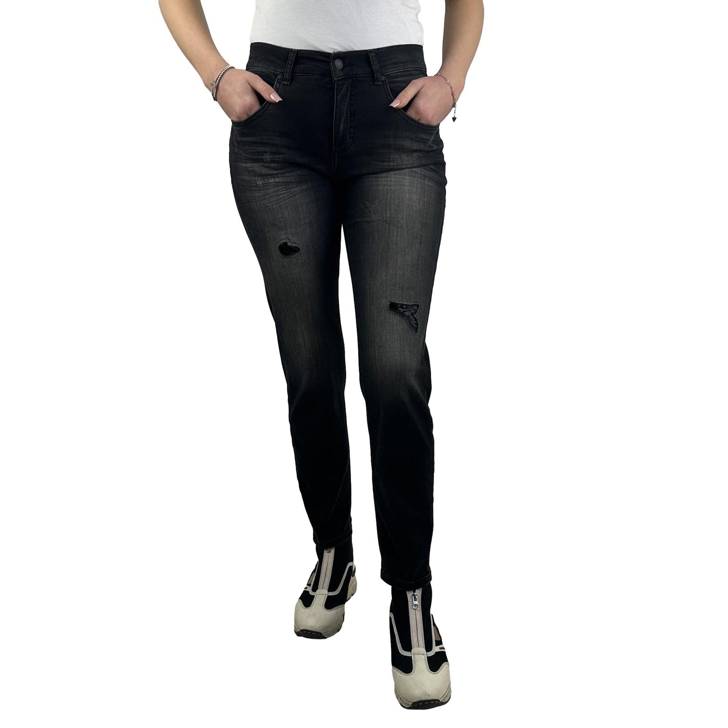 Jeans mit Strass. Mode von Angels. Seidel Moden Onlineshop