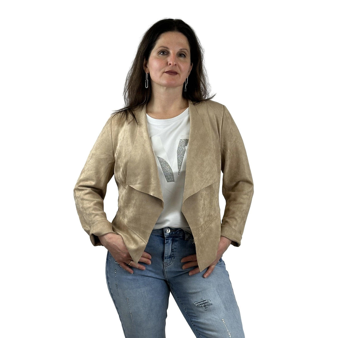 Blazer aus Lederimitat. Mode von Betty Barclay. Seidel Moden Onlineshop