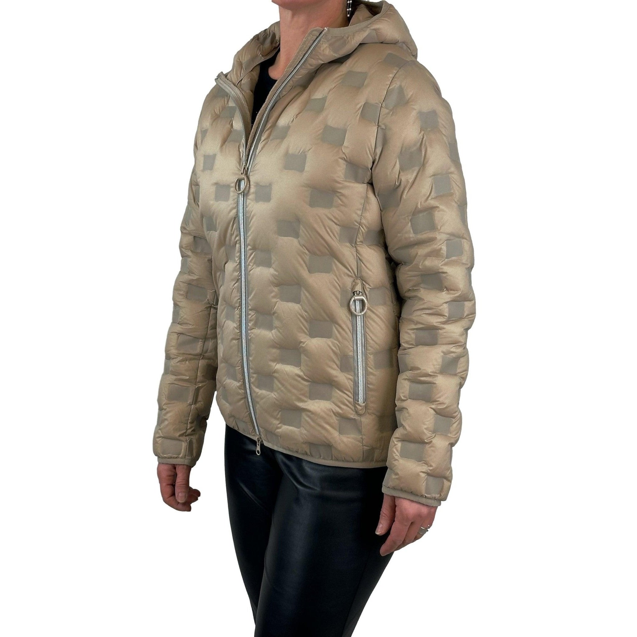 Betty barclay quilted hooded coat online