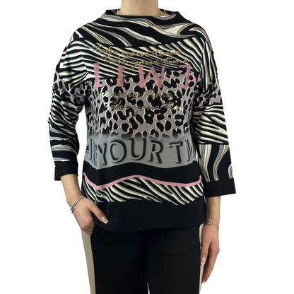 Sweatshirt mit Allover-Print. Mode von Betty Barclay. Seidel Moden Onlineshop