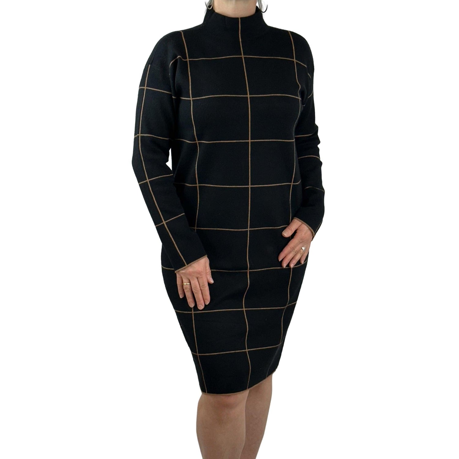 Winterkleid mit  ansprechendem Muster. Mode von Betty Barclay. Seidel Moden Onlineshop