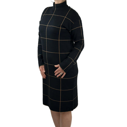 Winterkleid mit  ansprechendem Muster. Mode von Betty Barclay. Seidel Moden Onlineshop