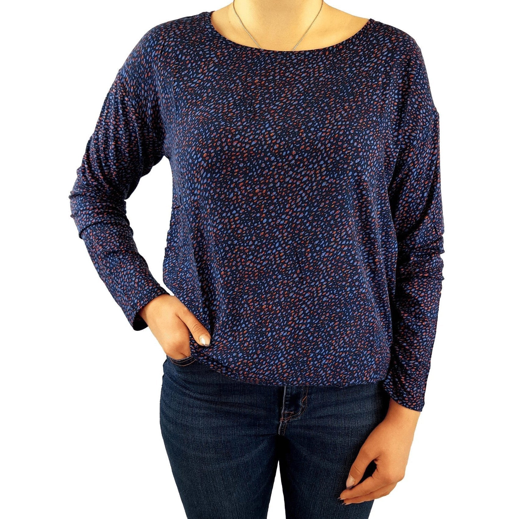 Shirt mit Tunnelzug am Saum. Mode von Betty &amp; Co. Seidel Moden Onlineshop