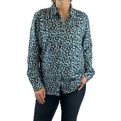 Bluse mit durchgehender Knopfleiste. Mode von Cecil. Seidel Moden Onlineshop