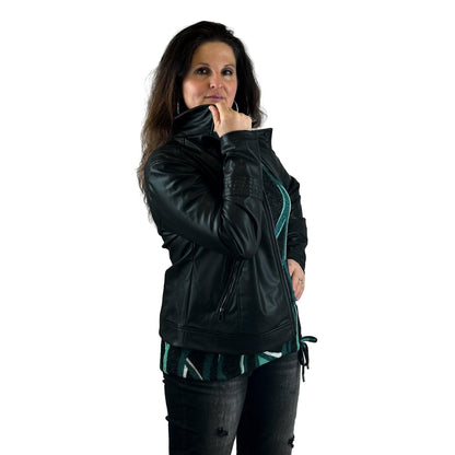 Jacke aus Lederimitat. Mode von Cecil. Seidel Moden Onlineshop