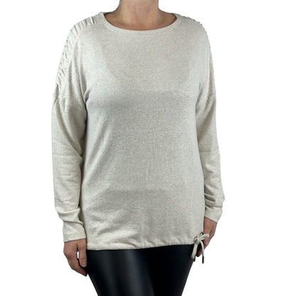 Pullover mit Raffung. Mode von Cecil. Seidel Moden Onlineshop