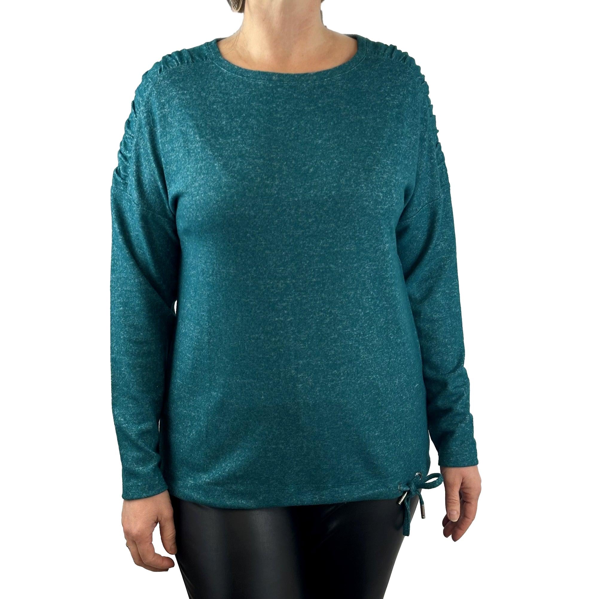 Pullover mit Raffung. Mode von Cecil. Seidel Moden Onlineshop