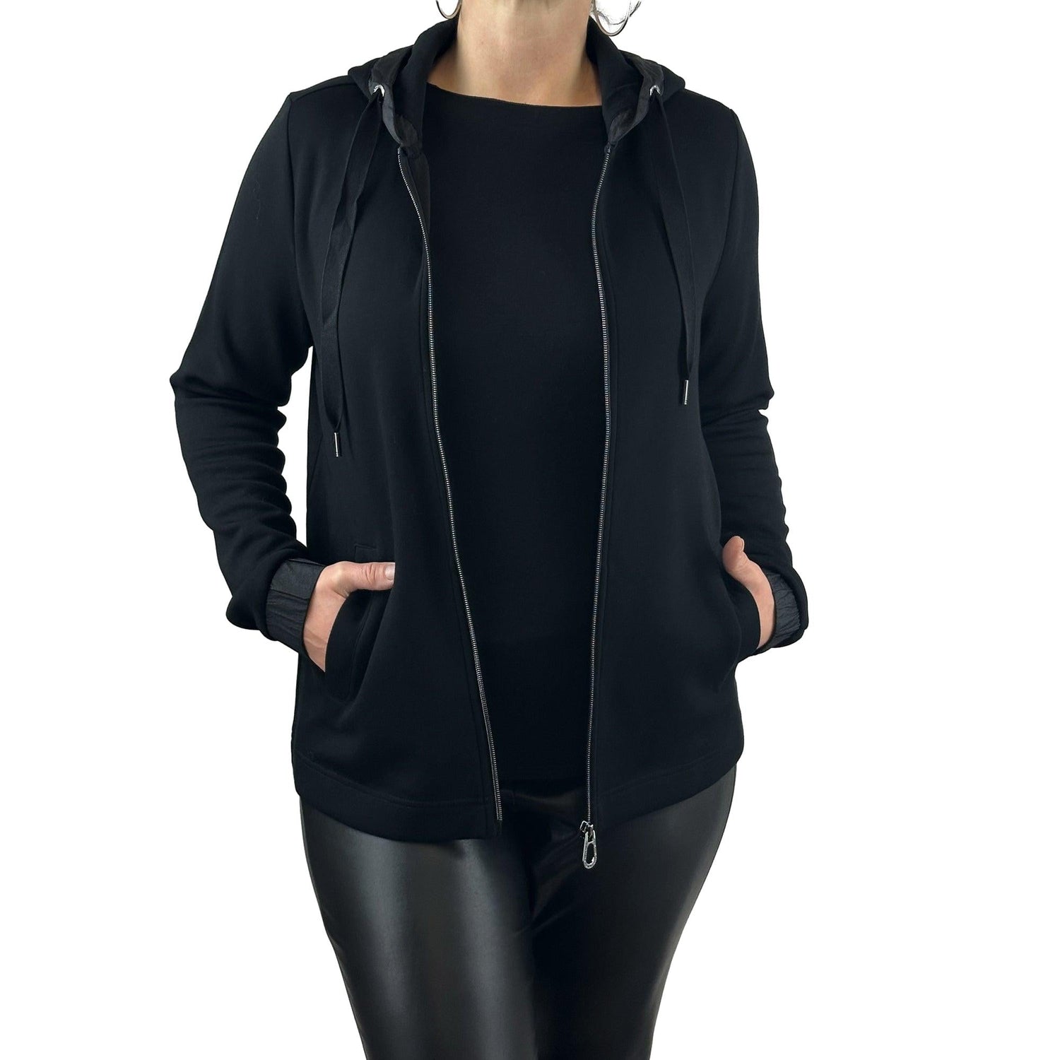 Sweatjacke mit Kapuze. Mode von Cecil. Seidel Moden Onlineshop