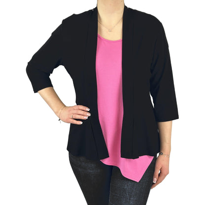 Cardigan mit glockigem Schnitt. Mode von Doris Streich