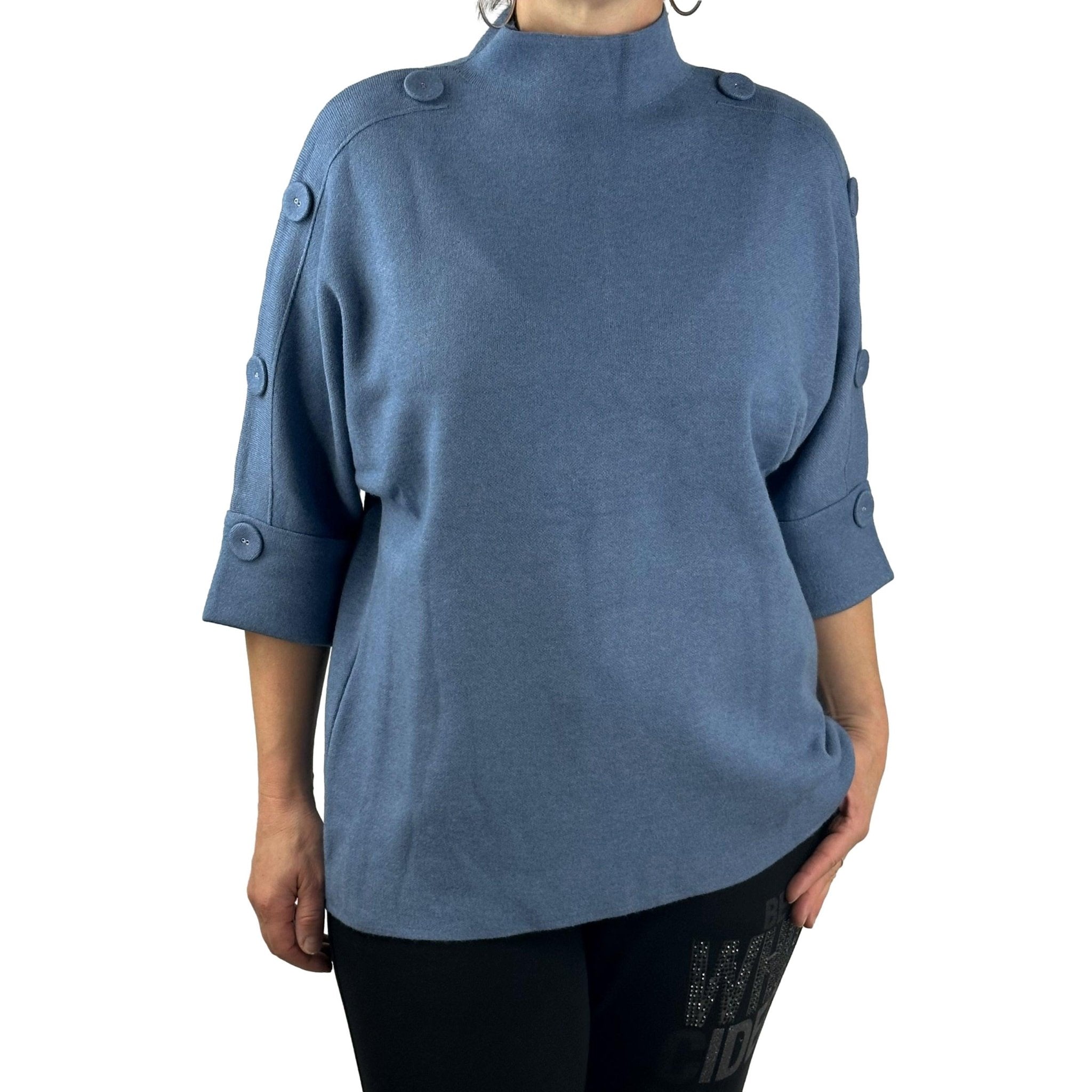 Pullover mit Knöpfen. Mode von Marinello. Seidel Moden Onlineshop