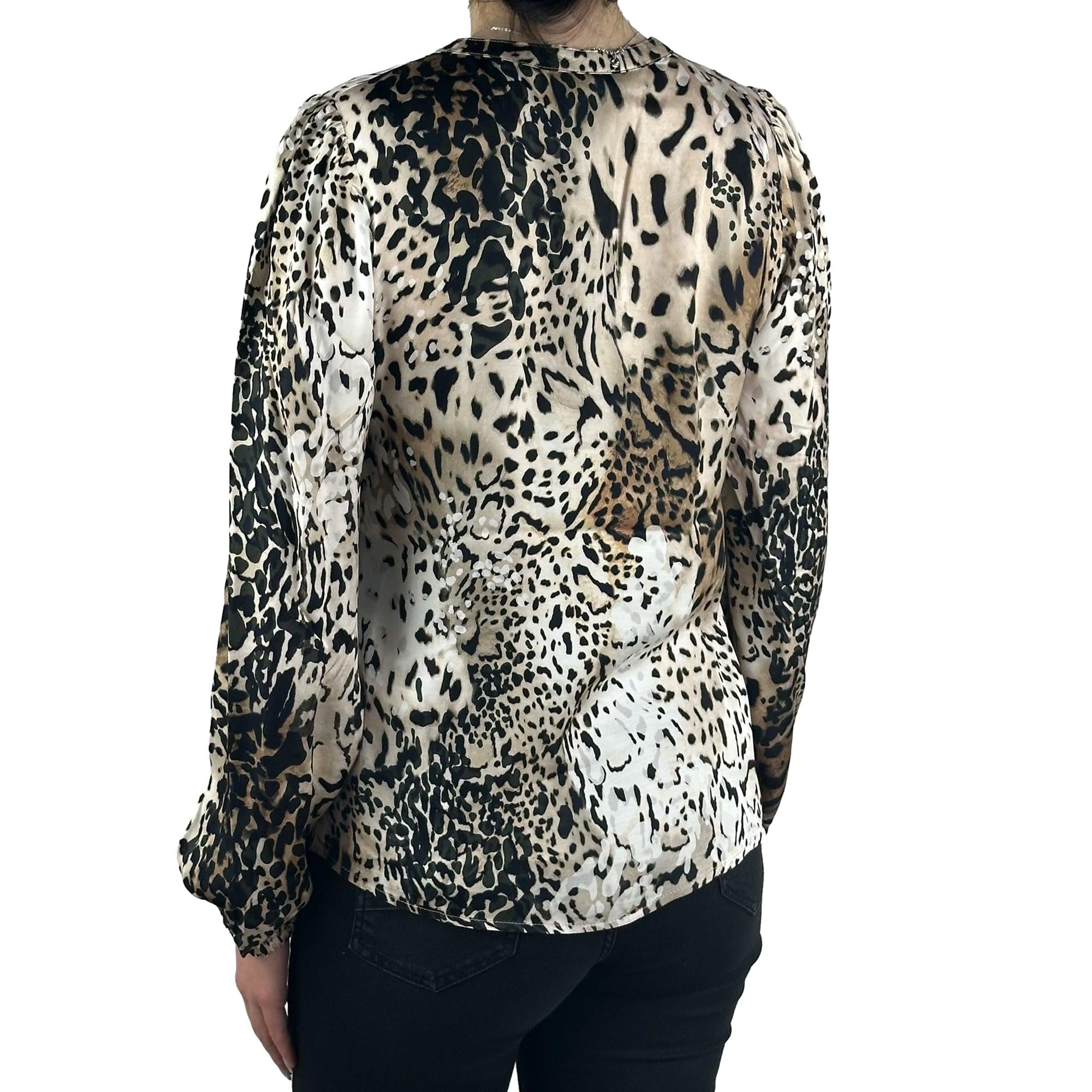 Bluse mit Leoprint. Mode von Monari. Seidel Moden Onlineshop