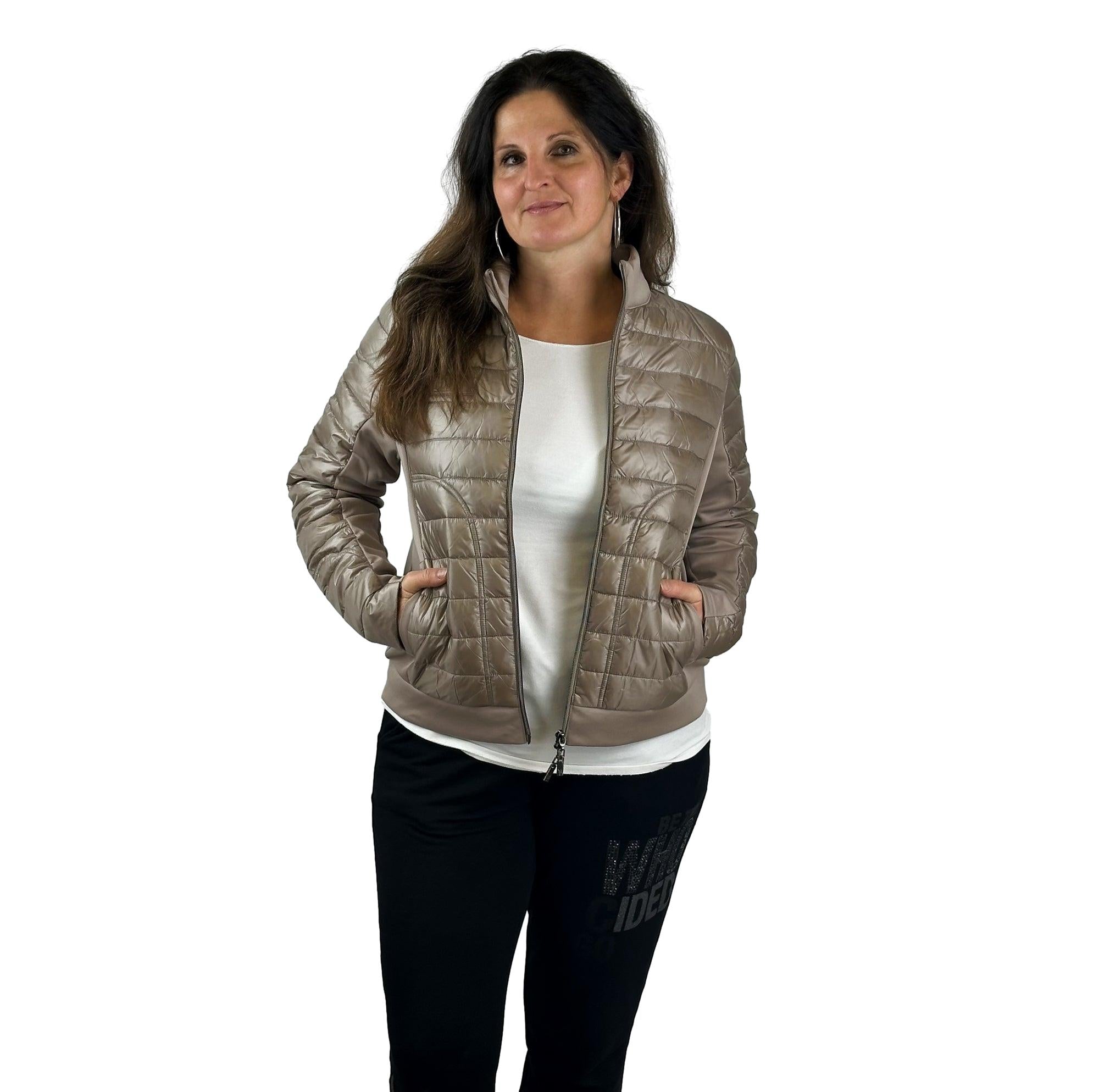 Jacke aus Material-Mix. Mode von Monari. Seidel Moden Onlineshop