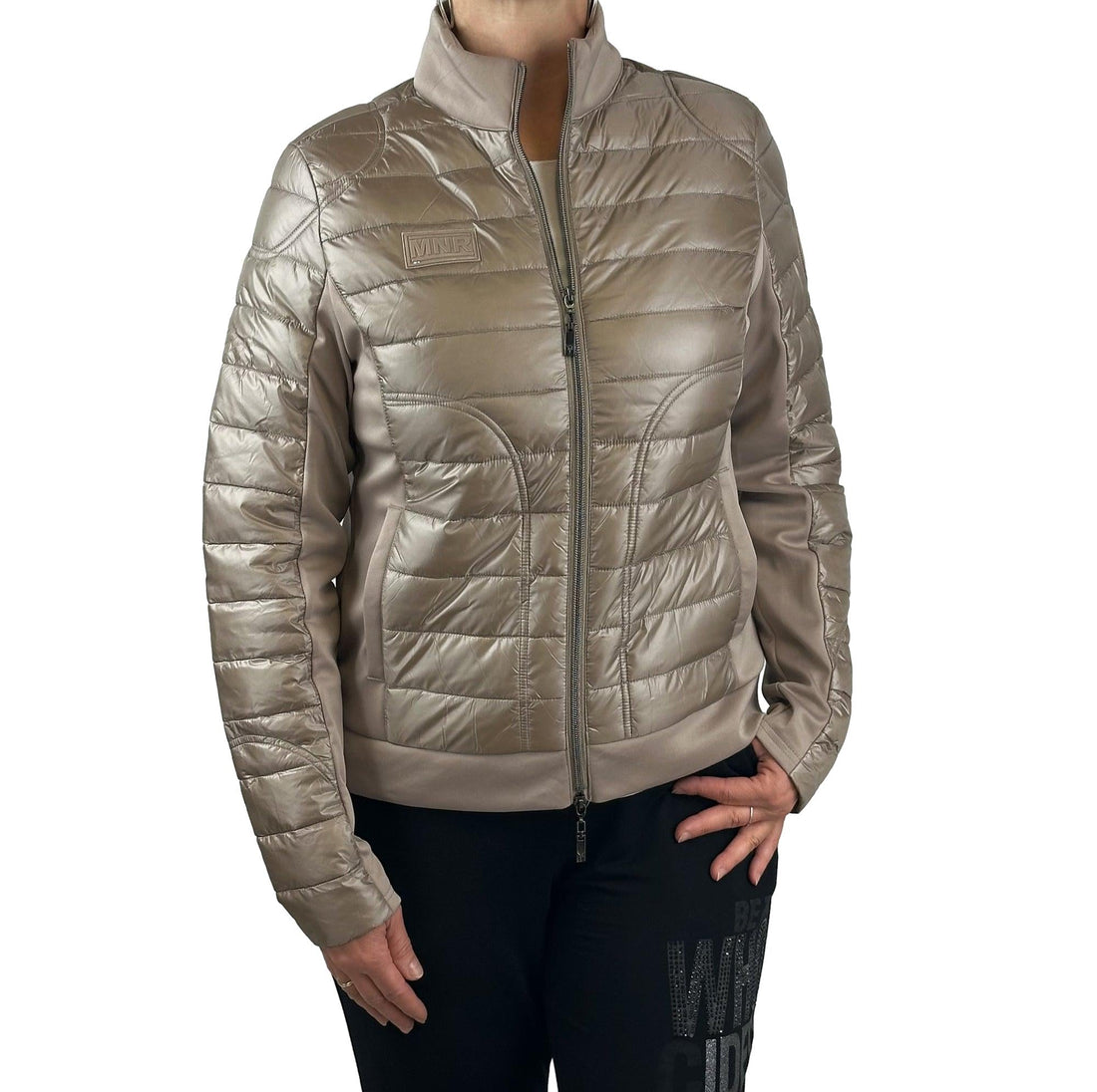 Jacke aus Material-Mix. Mode von Monari. Seidel Moden Onlineshop