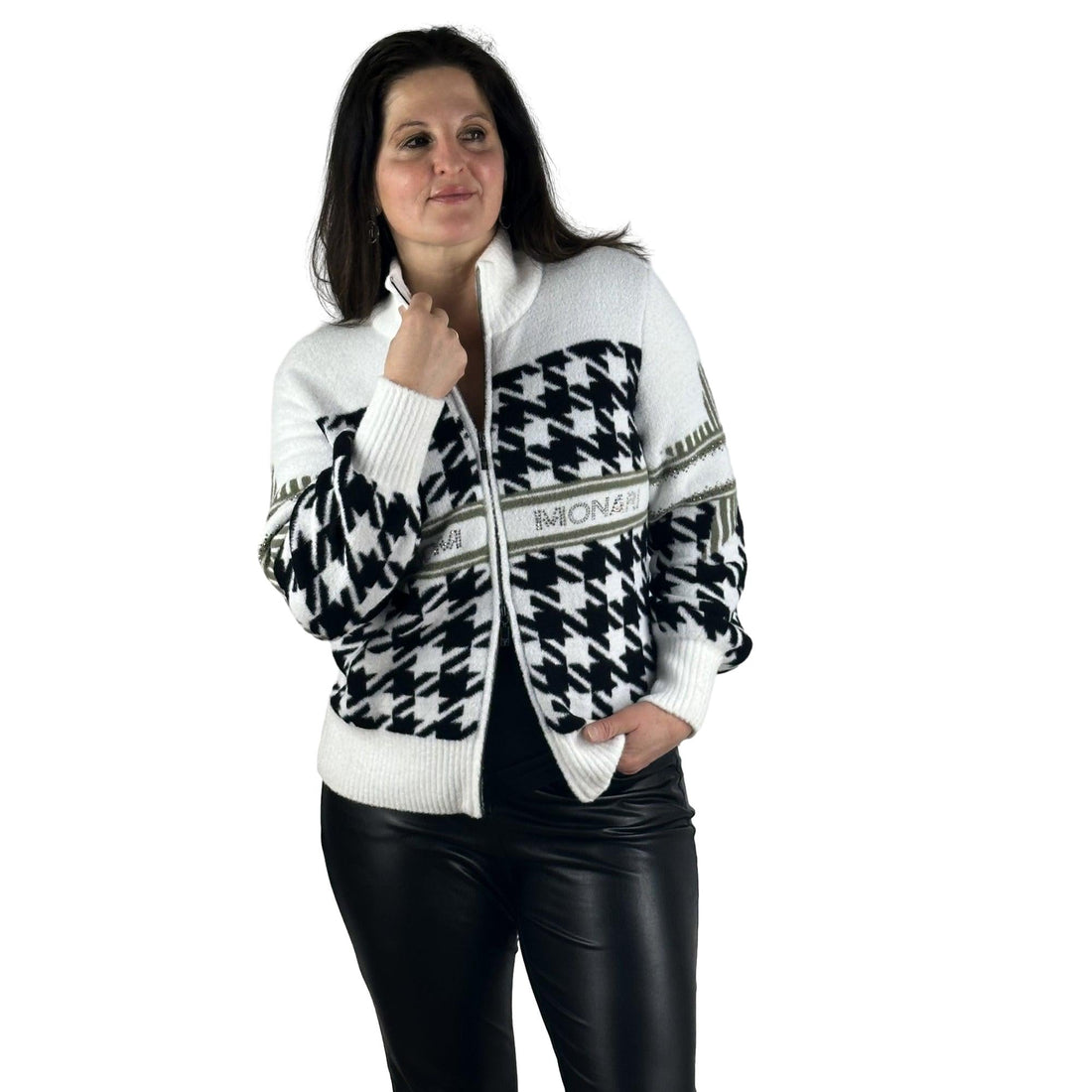 Jacke in Flauschqualität. Mode von Monari. Seidel Moden Onlineshop