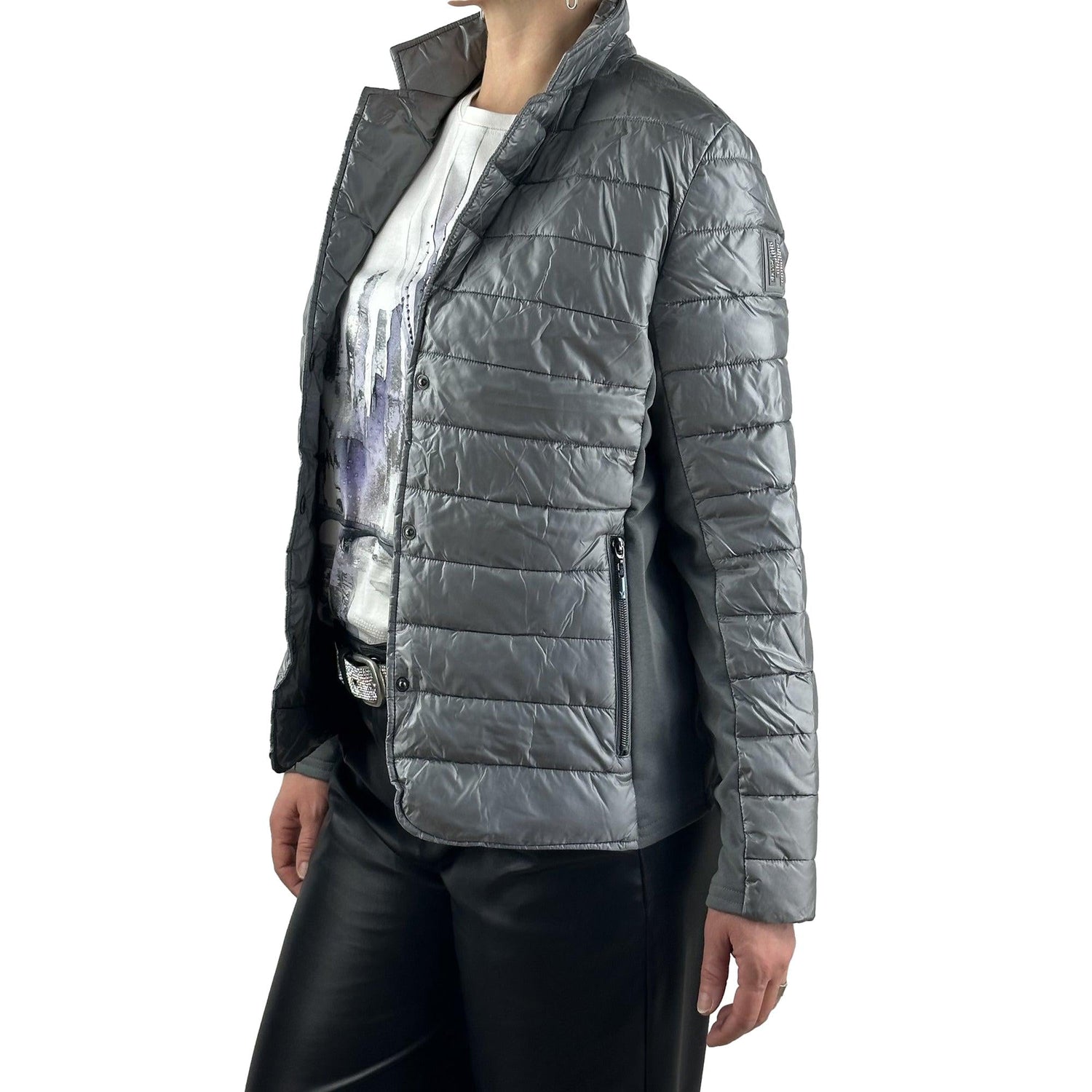 Jacke mit Softshell-Einsatz. Mode von Monari. Seidel Moden Onlineshop