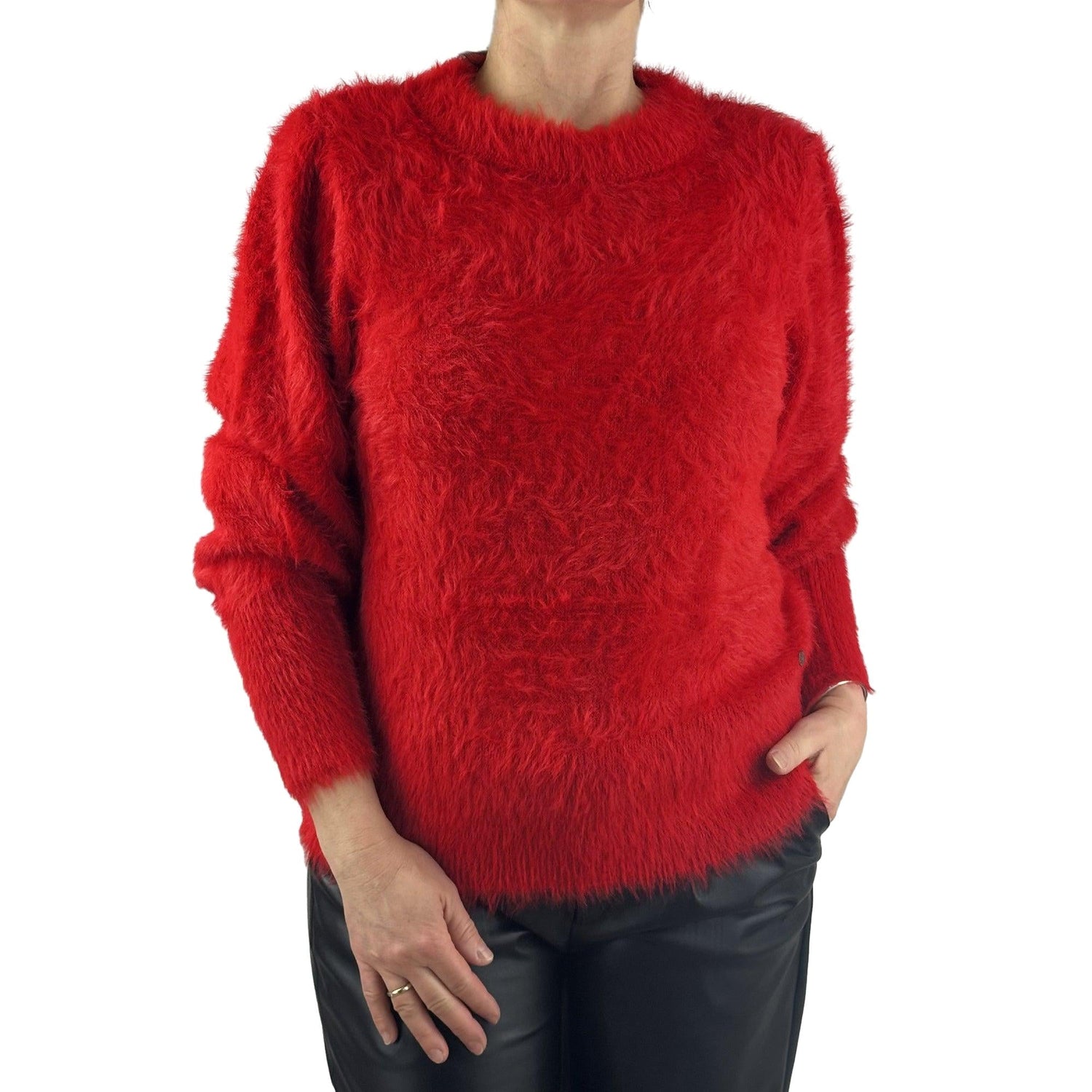 Pullover in Flauschoptik. Mode von Monari. Seidel Moden Onlineshop