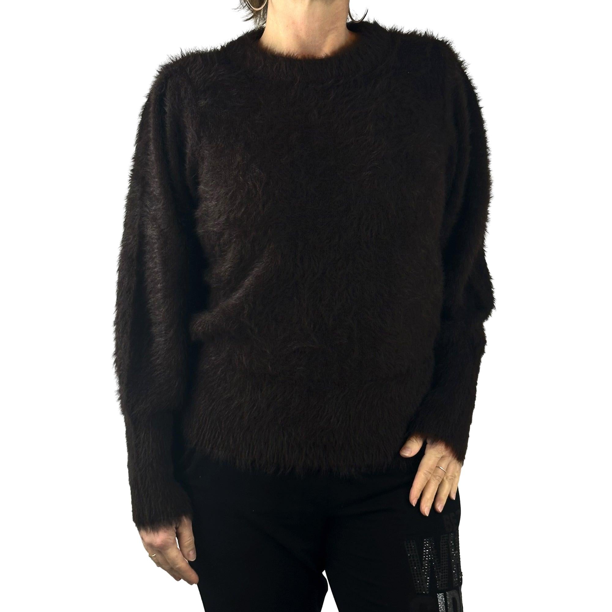 Pullover in Flauschoptik. Mode von Monari. Seidel Moden Onlineshop