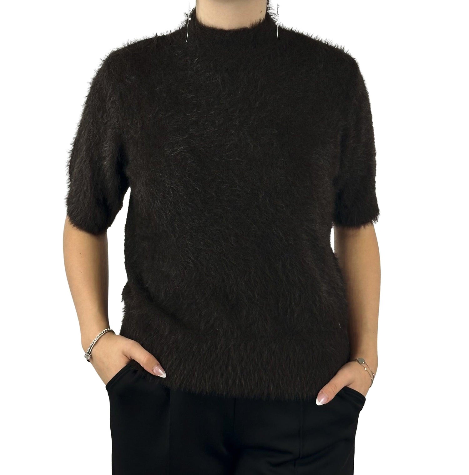 Pullover in Flauschoptik. Mode von Monari. Seidel Moden Onlineshop