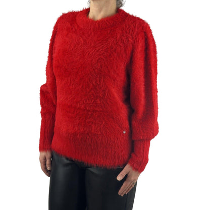 Pullover in Flauschoptik. Mode von Monari. Seidel Moden Onlineshop