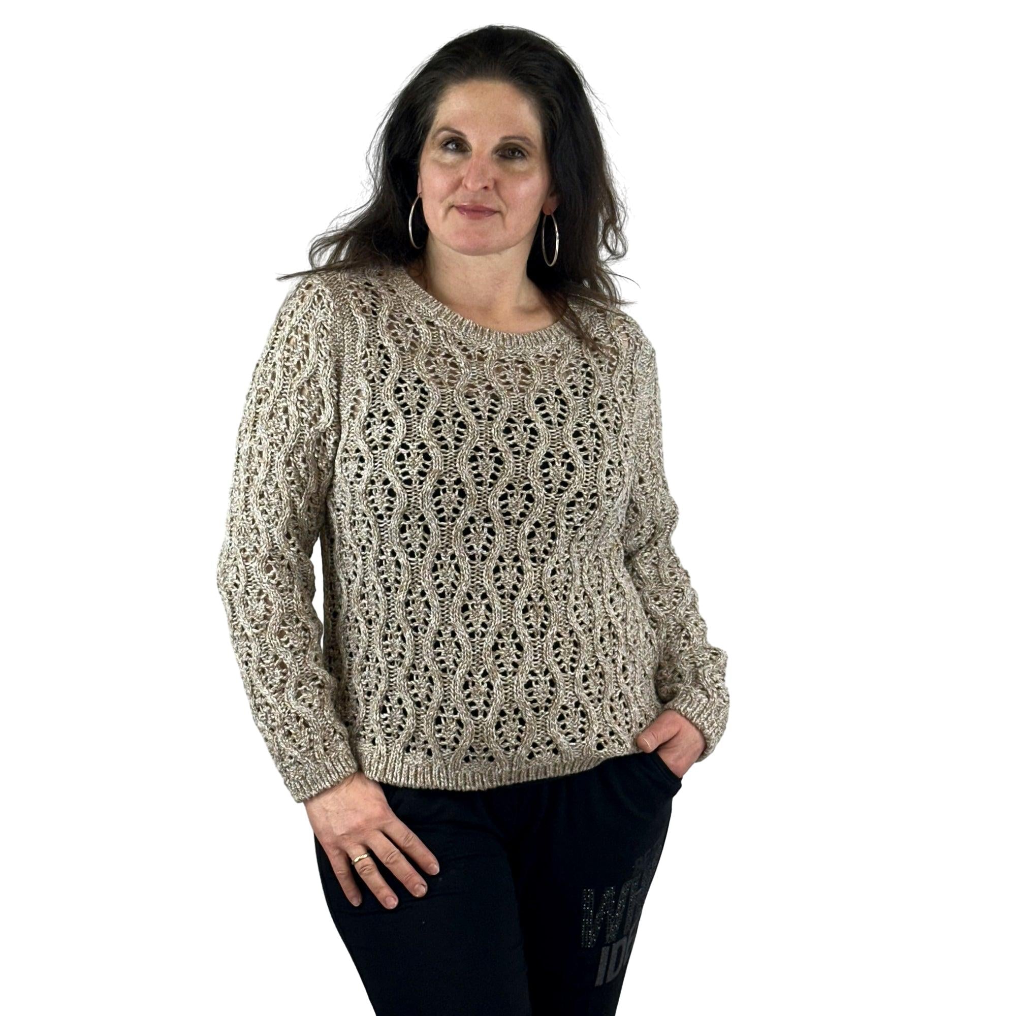 Pullover mit Lurex. Mode von Monari. Seidel Moden Onlineshop