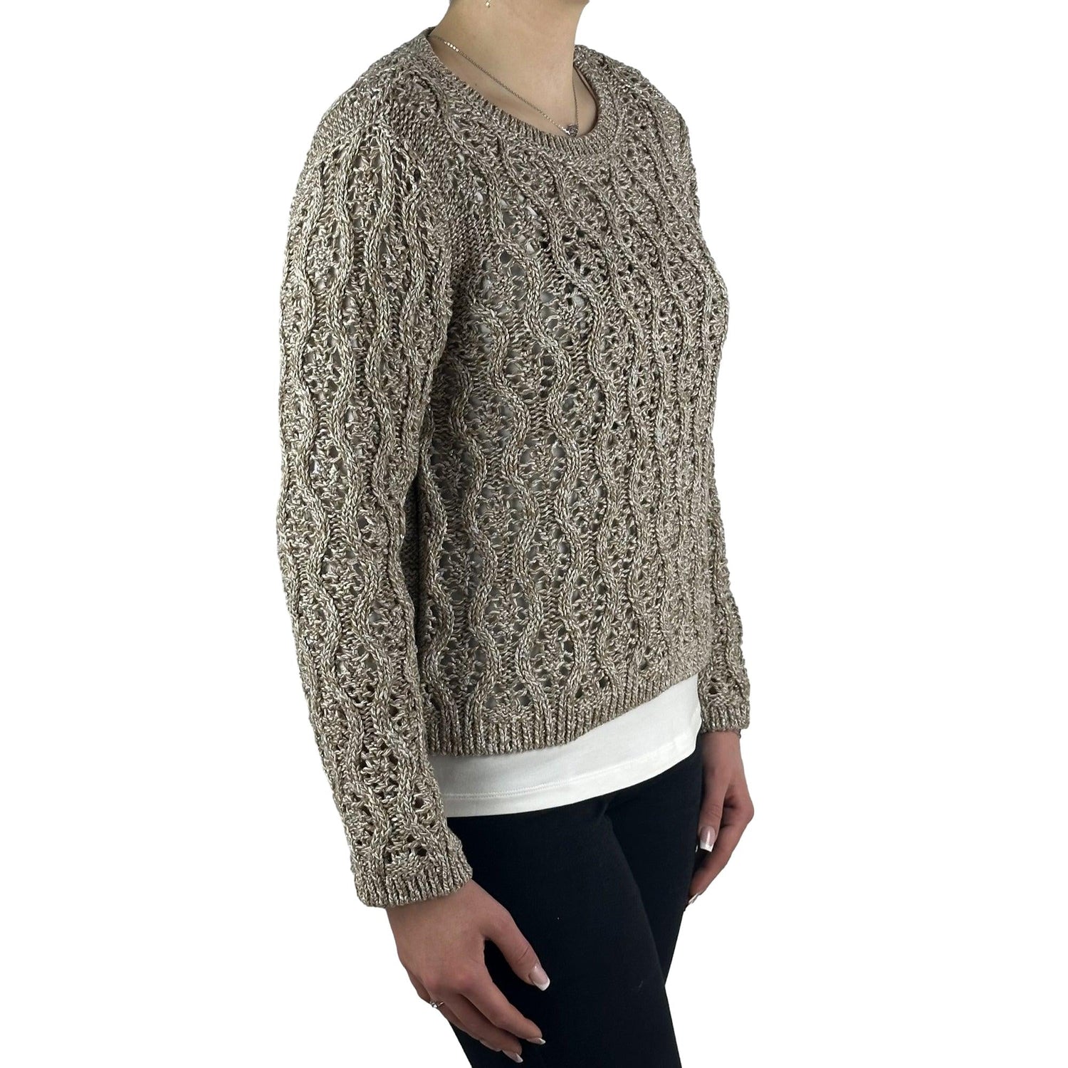 Pullover mit Lurex. Mode von Monari. Seidel Moden Onlineshop