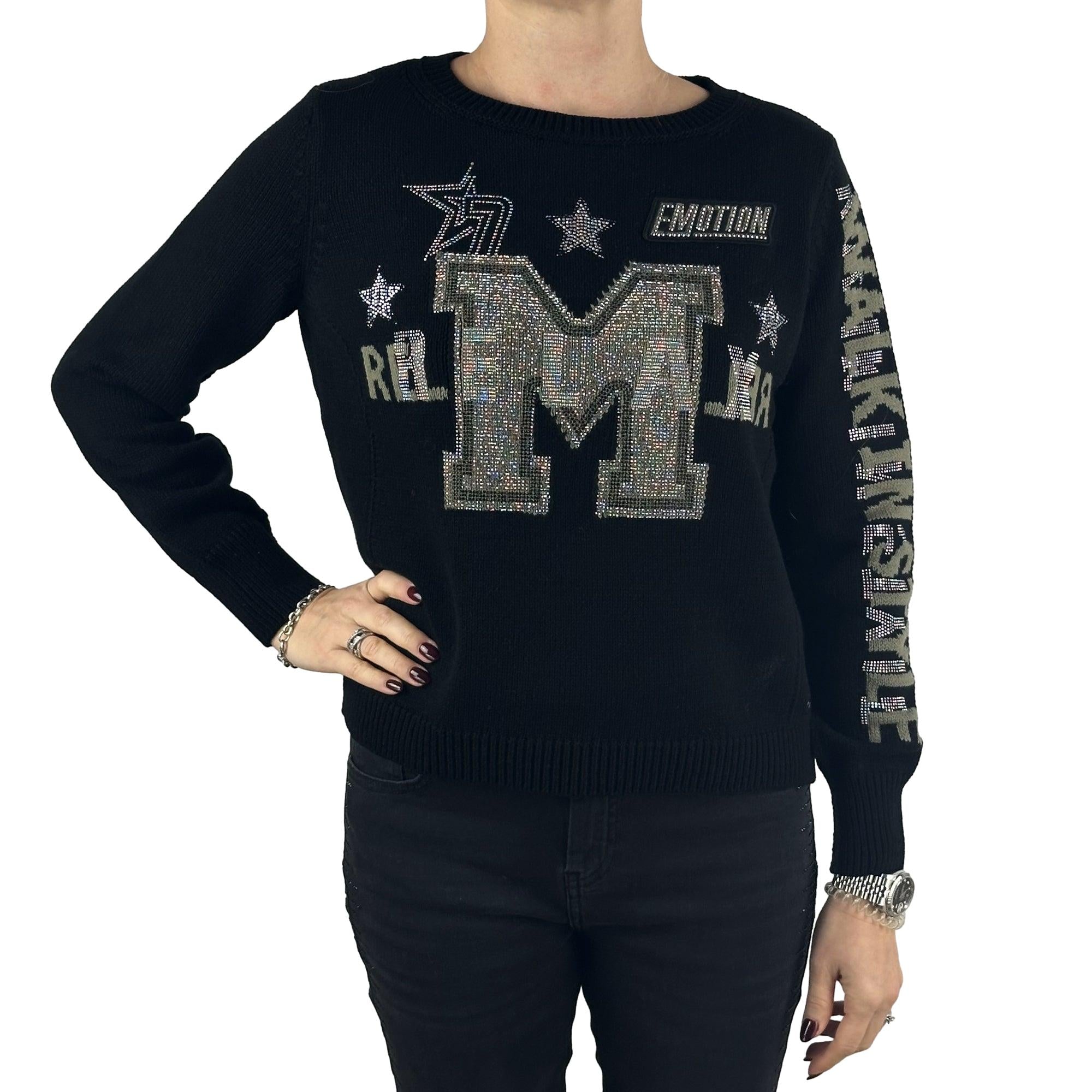 Pullover mit Strassdetails. Mode von Monari. Seidel Moden Onlineshop