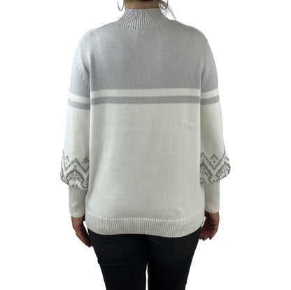 Pullover mit Strassmuster. Mode von Monari. Seidel Moden Onlineshop