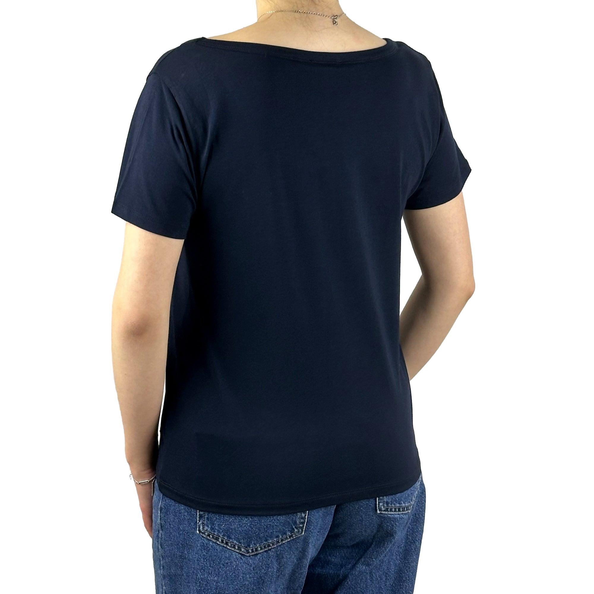 Shirt mit Glitzerlogo. Mode von Monari. Seidel Moden Onlineshop