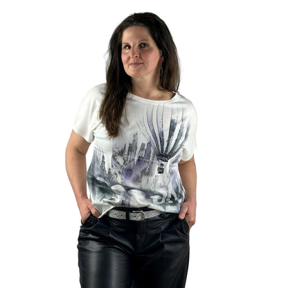 Shirt mit Print. Mode von Monari. Seidel Moden Onlineshop