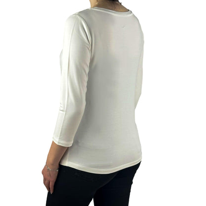 Shirt mit Strasssteinen. Mode von Monari. Seidel Moden Onlineshop