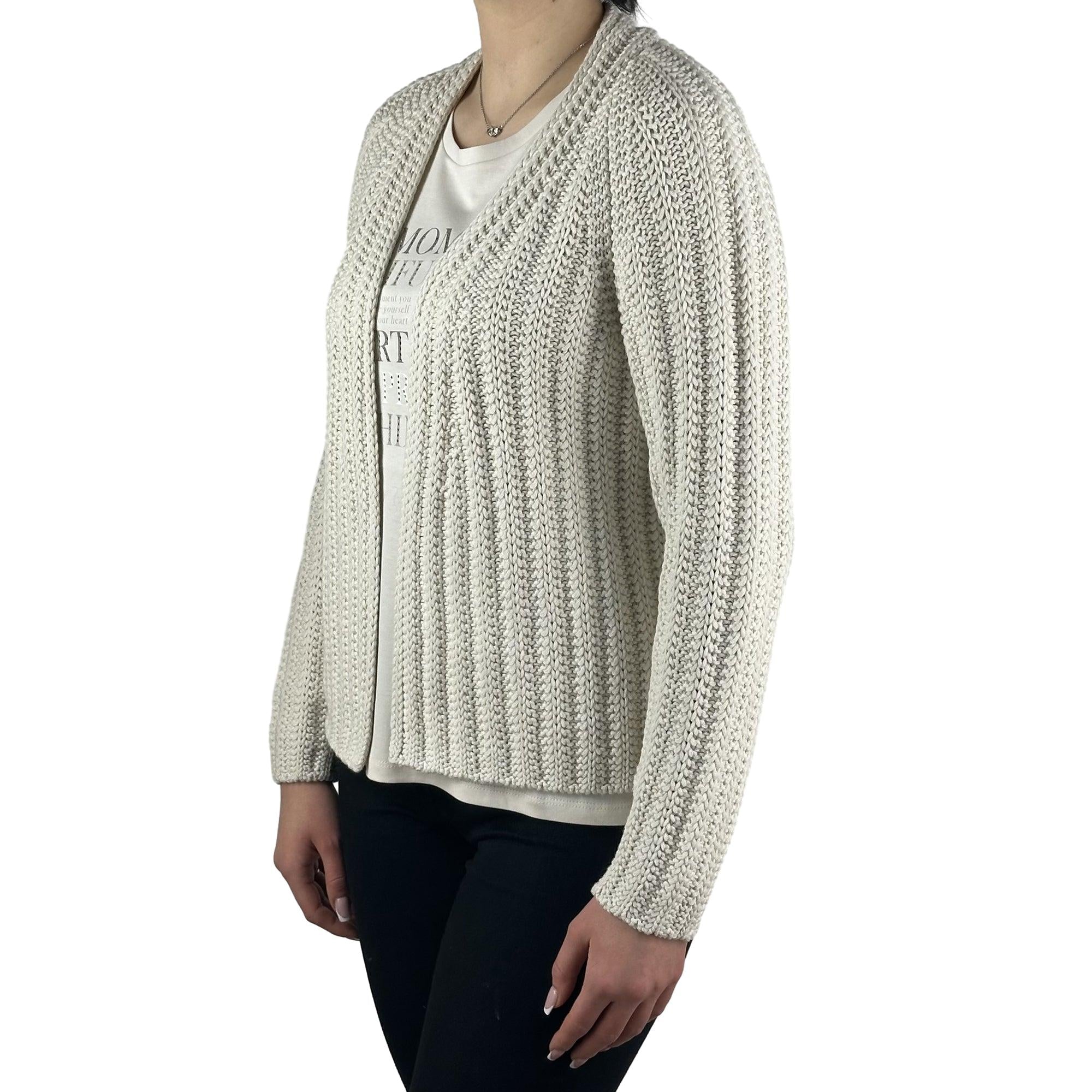 Strickjacke im Cardigan Stil. Mode von Monari. Seidel Moden Onlineshop