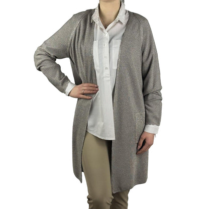 Strickjacke mit Lurex. Mode von Monari. Seidel Moden Onlineshop