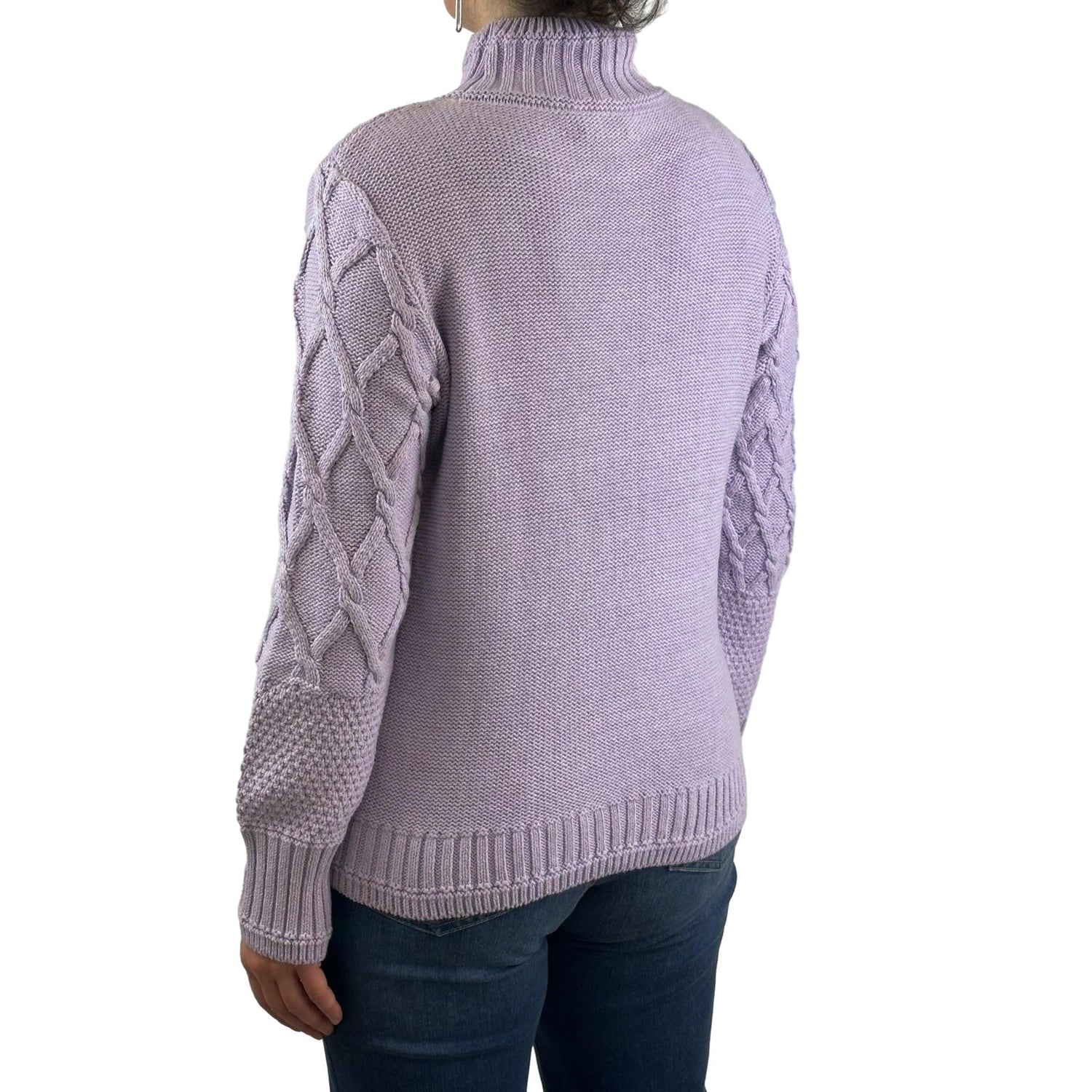 Strickpullover mit Flechtmuster. Mode von Monari. Seidel Moden Onlineshop