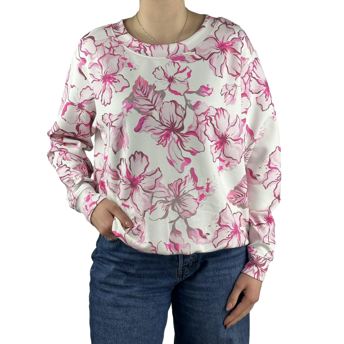 Sweatshirt mit Blumendruck. Mode von Monari. Seidel Moden Onlineshop