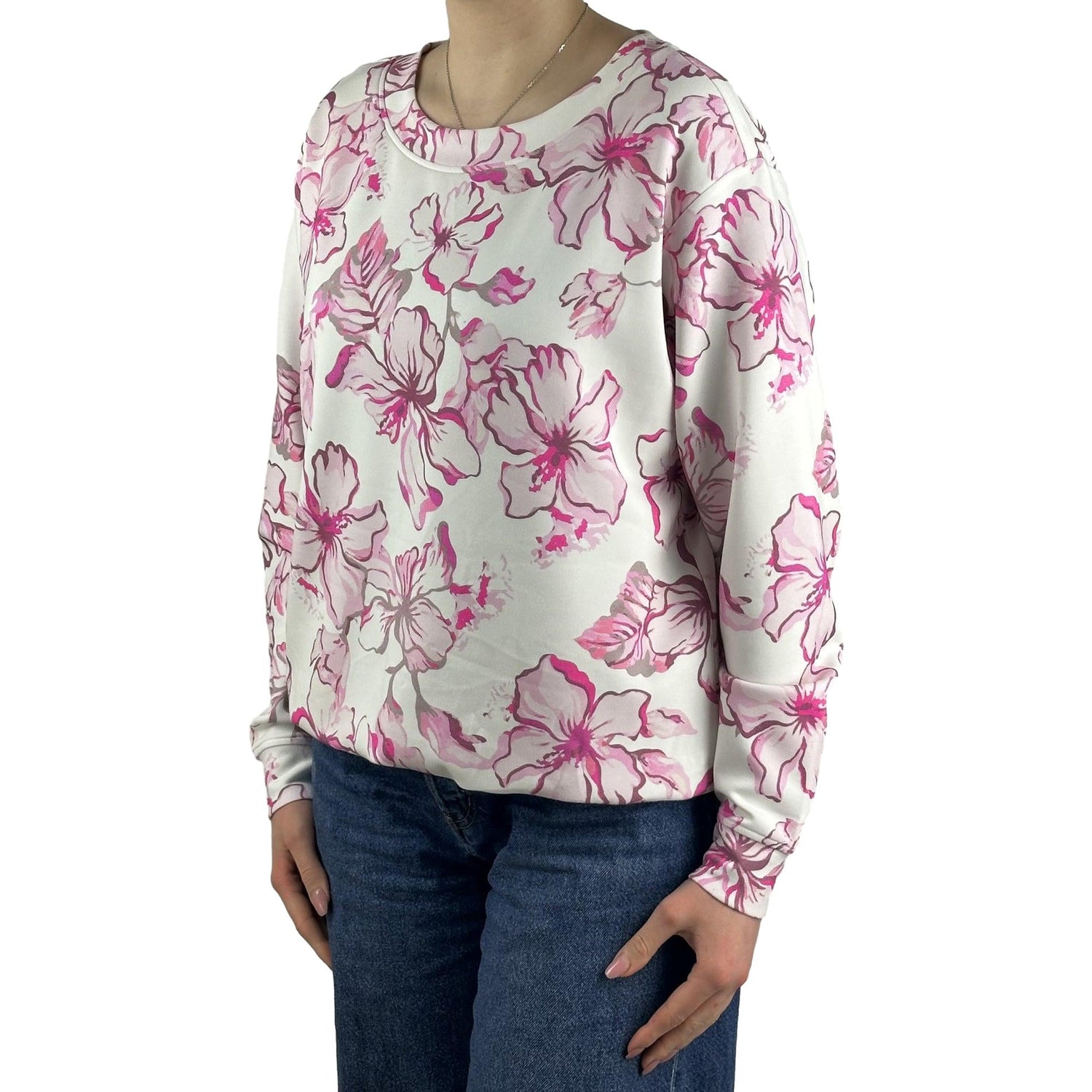 Sweatshirt mit Blumendruck. Mode von Monari. Seidel Moden Onlineshop