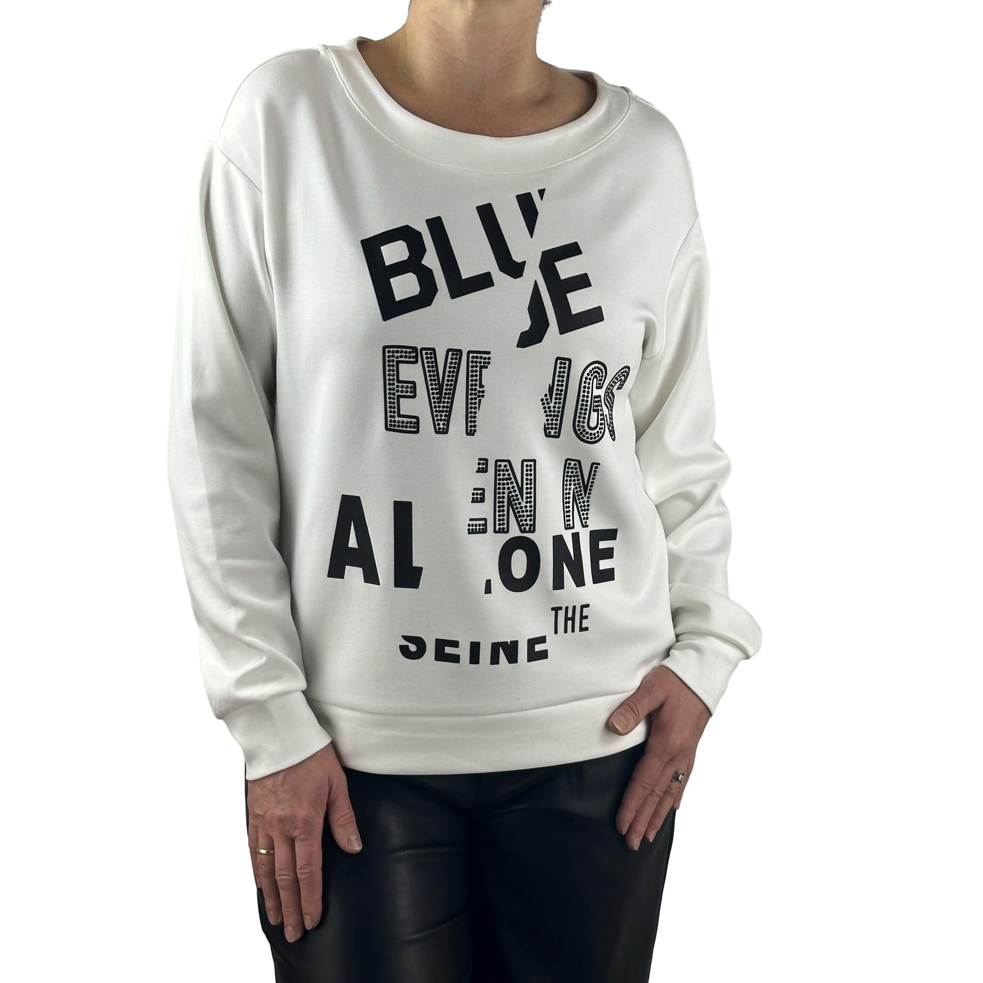 Sweatshirt mit Letterprint. Mode von Monari. Seidel Moden Onlineshop