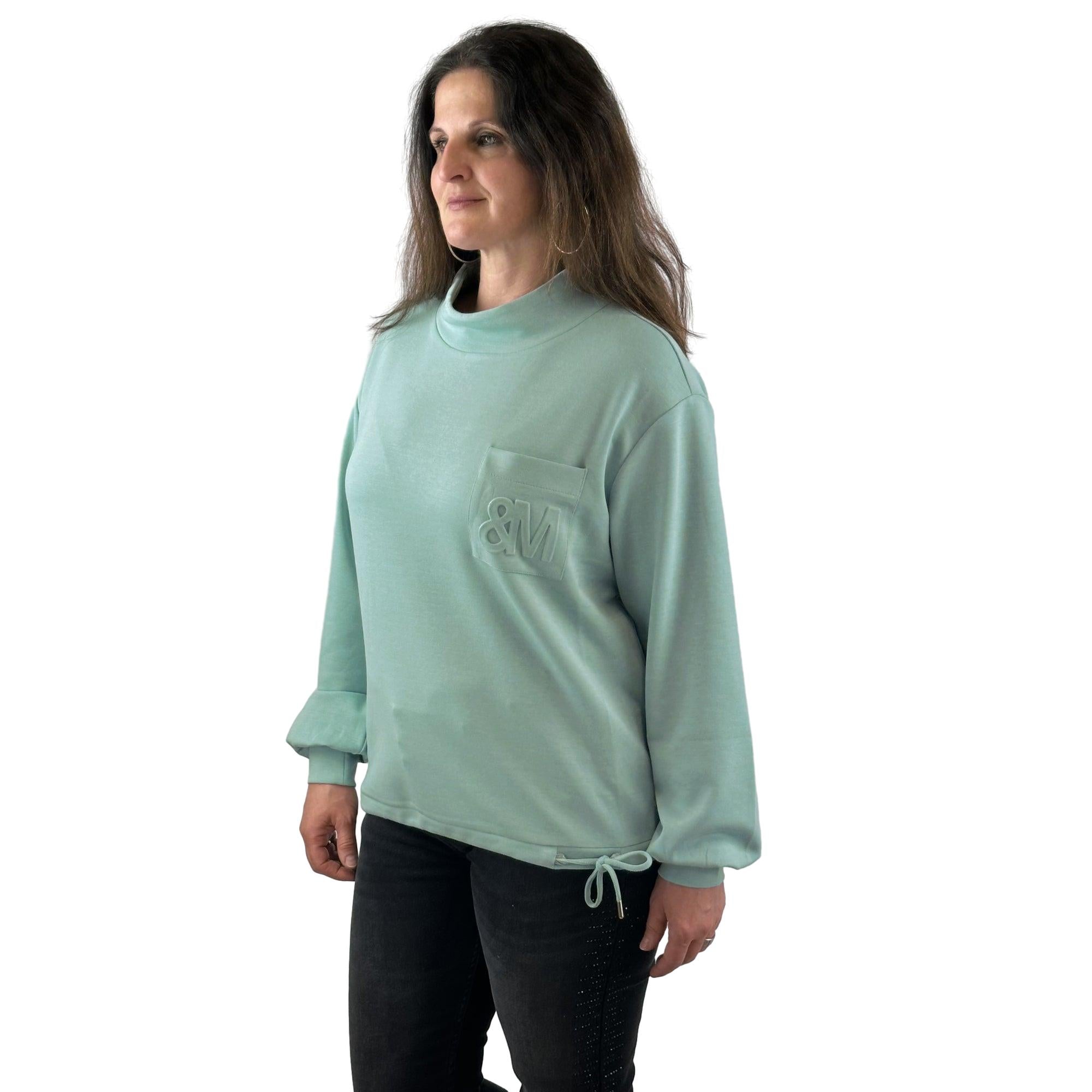 Sweatshirt mit Tasche. Mode von Monari. Seidel Moden Onlineshop