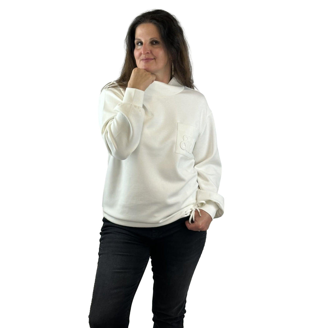 Sweatshirt mit Tasche. Mode von Monari. Seidel Moden Onlineshop