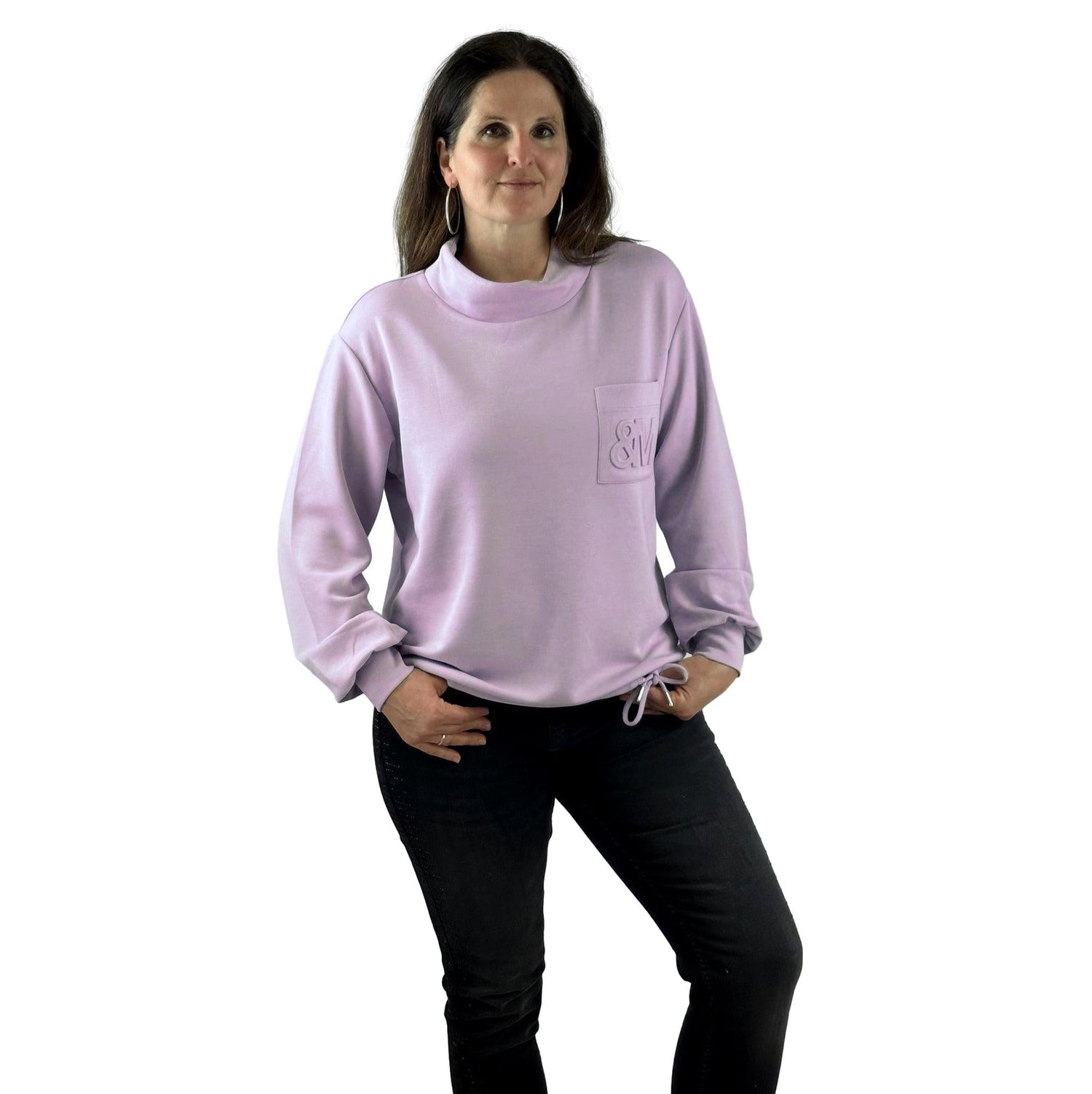 Sweatshirt mit Tasche. Mode von Monari. Seidel Moden Onlineshop