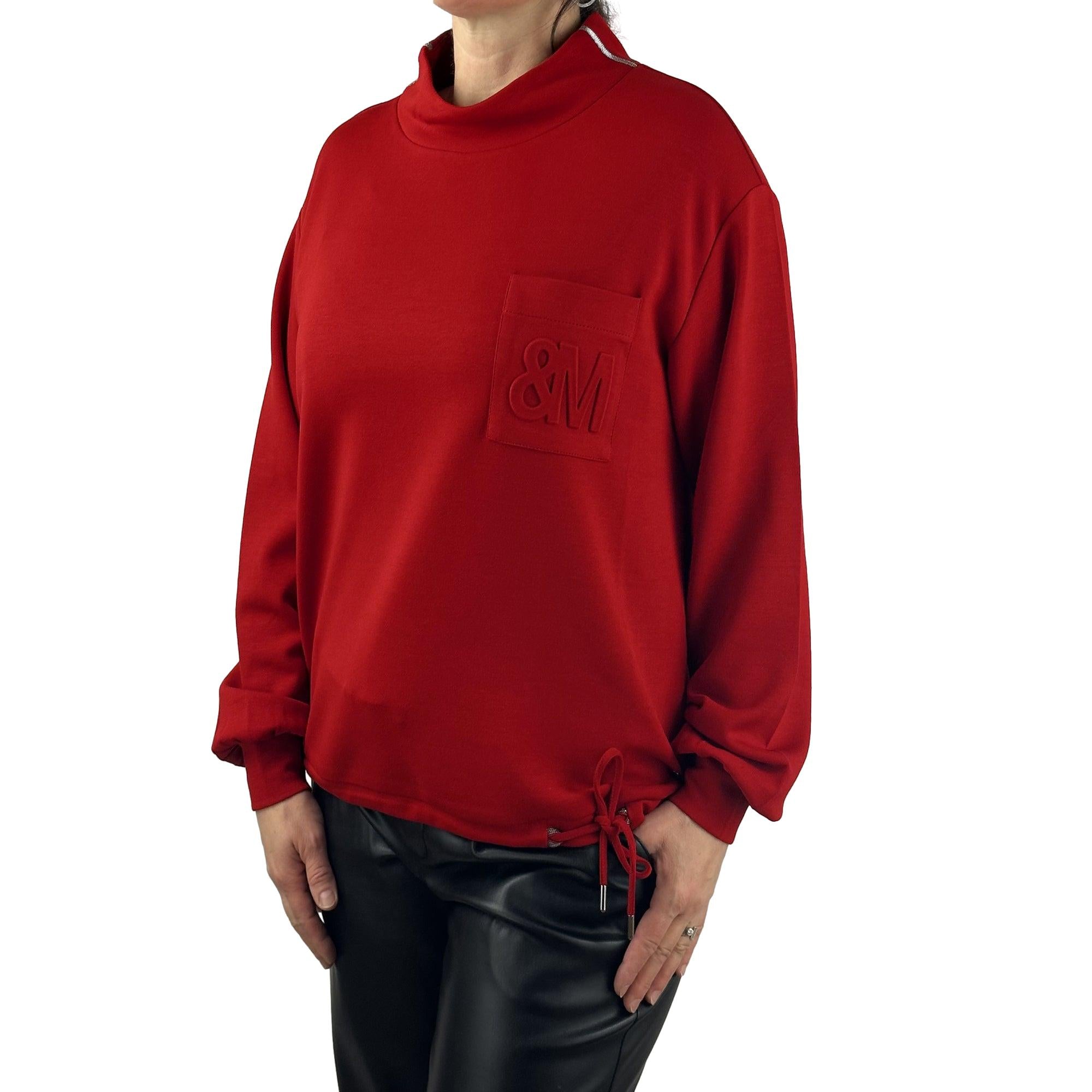 Sweatshirt mit Tasche. Mode von Monari. Seidel Moden Onlineshop