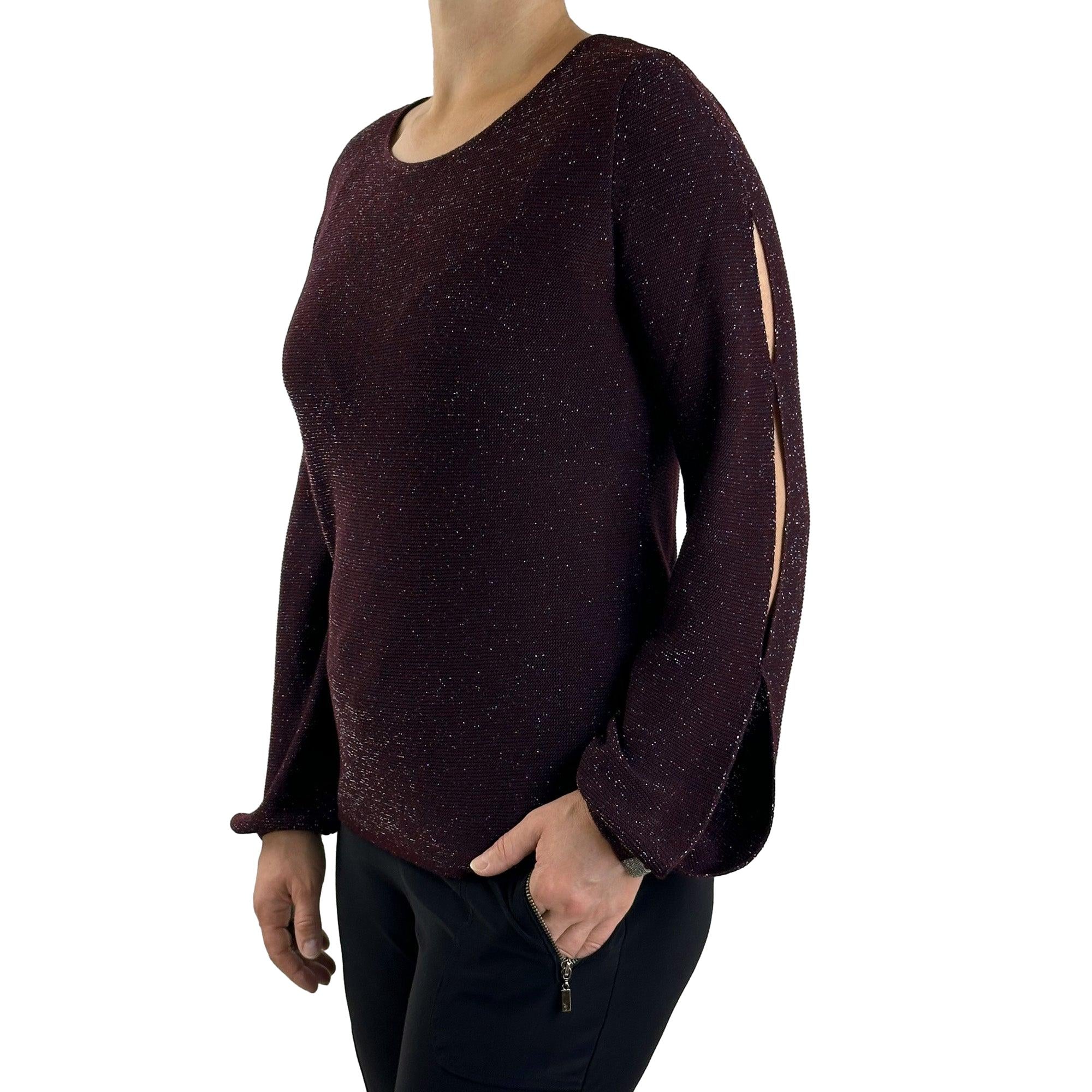 Pullover mit Glitzergalon. Mode von Monari