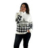 Pullover mit Strasssteinen. Mode von Monari