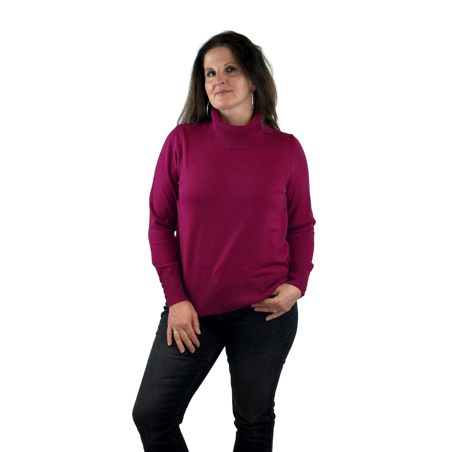 Pullover mit Rollkragen. Mode von Rabe. Seidel Moden Onlineshop