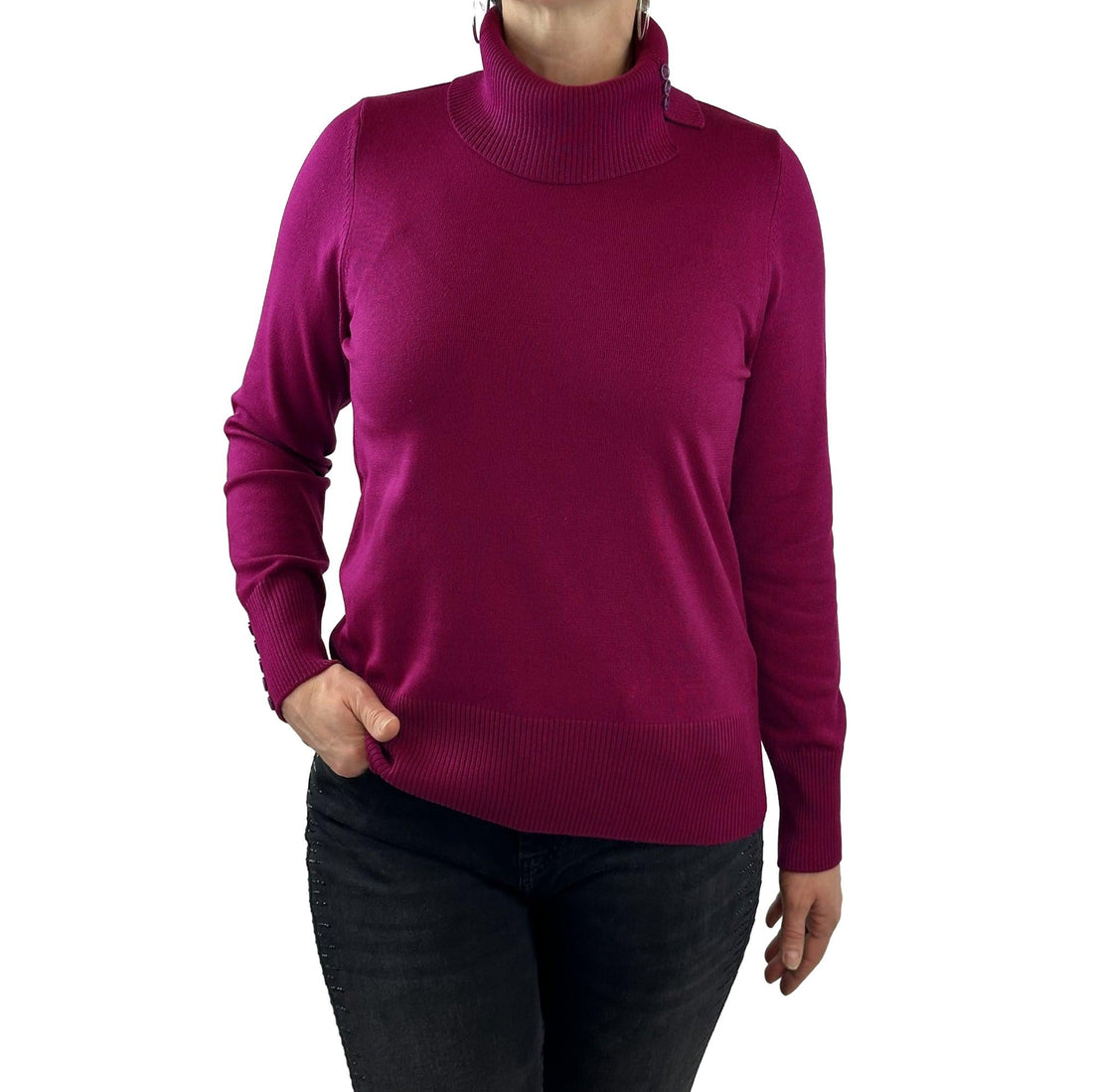 Pullover mit Rollkragen. Mode von Rabe. Seidel Moden Onlineshop