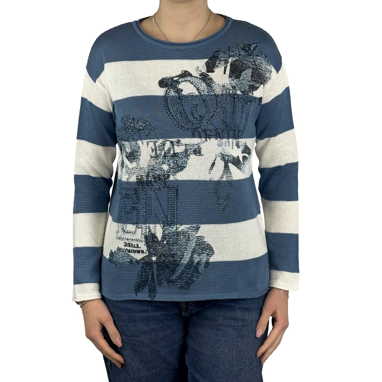 Pullover mit Strasssteinen. Mode von Rabe. Seidel Moden Onlineshop