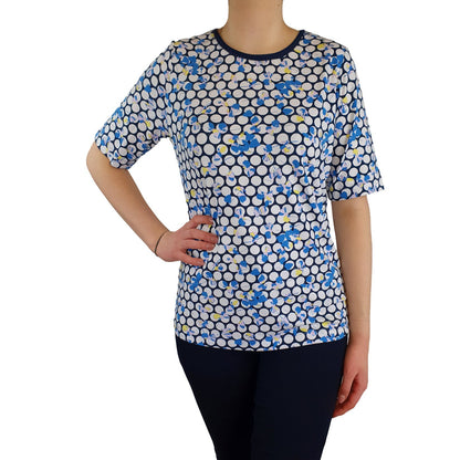 Shirt mit Allover-Print. Mode von Rabe