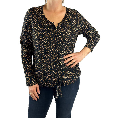 Bluse mit Knoten. Mode von Seidel. Seidel Moden Onlineshop