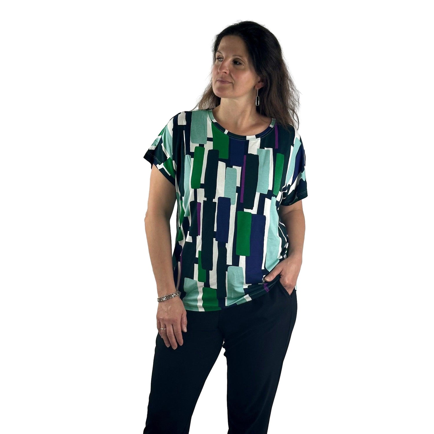 Shirt mit Allover-Print. Mode von Cecil