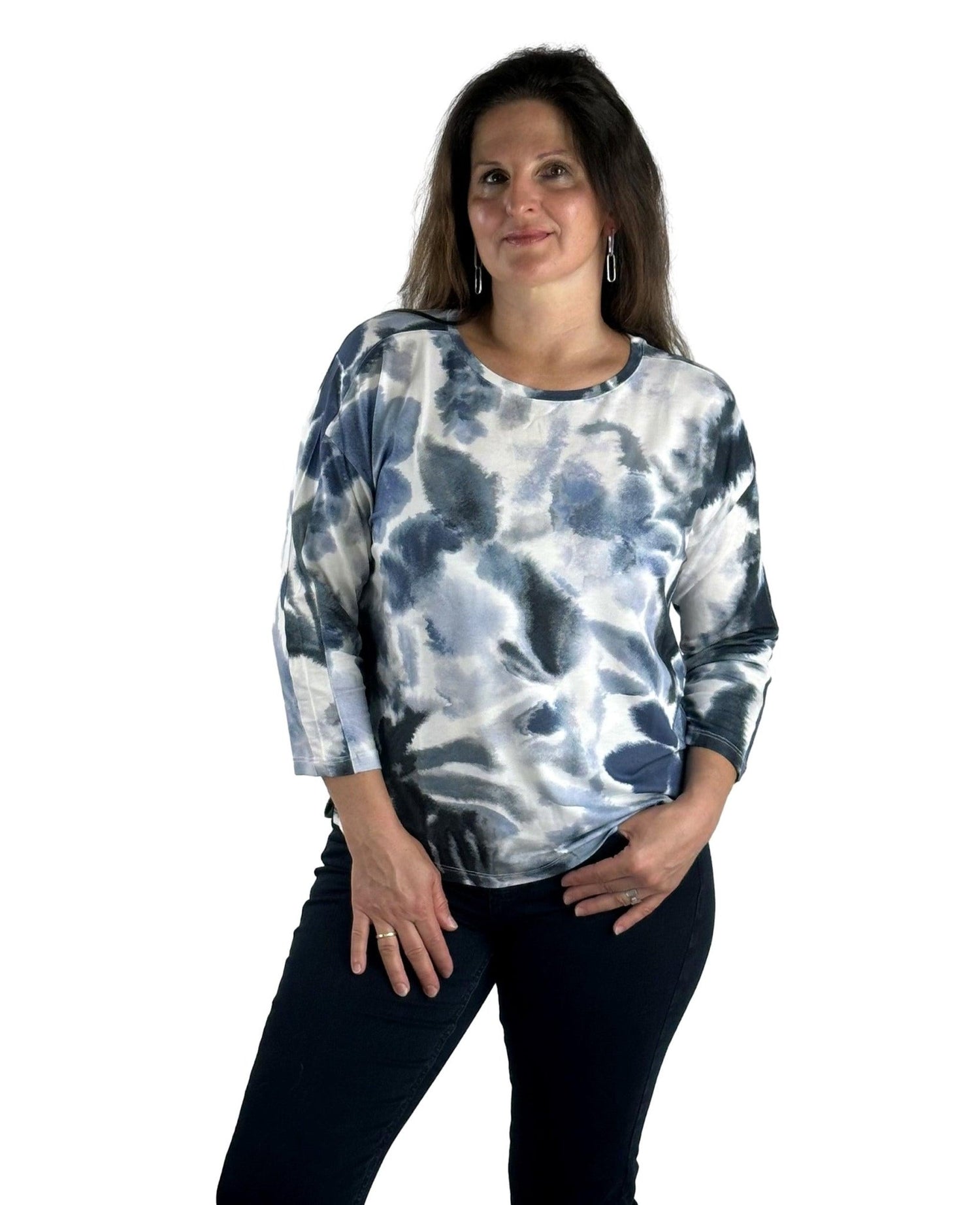 Shirt mit Allover-Print. Mode von Monari